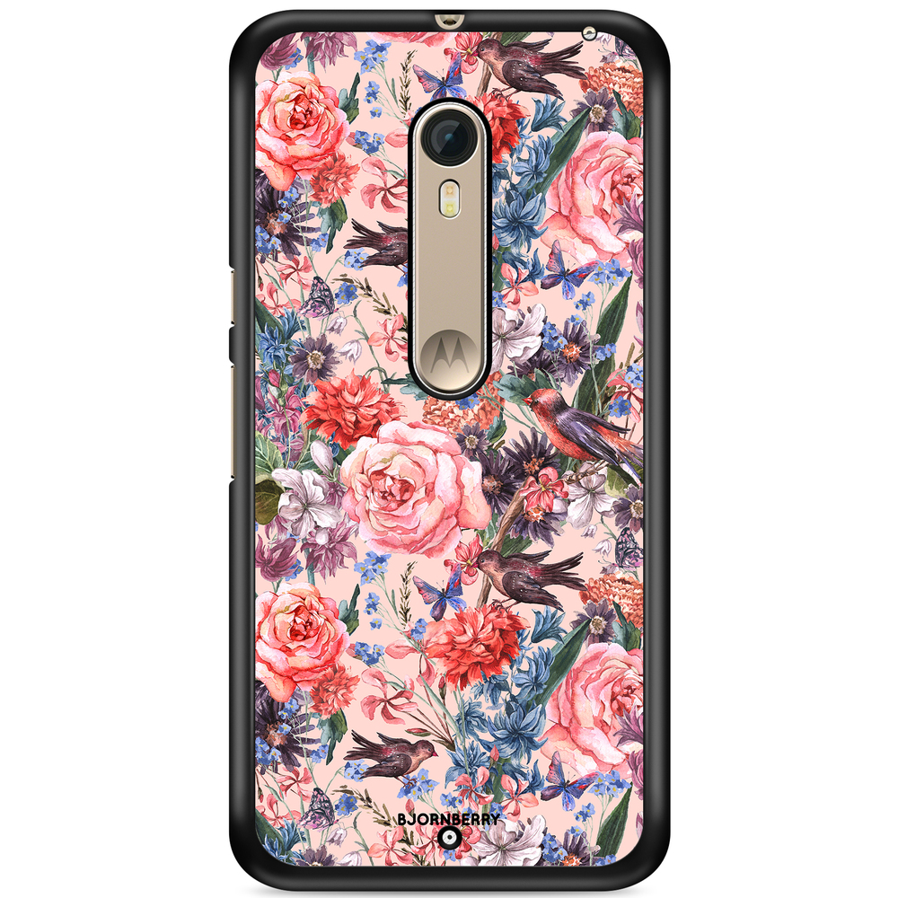 Moto X Style Case - Birds & Flowers