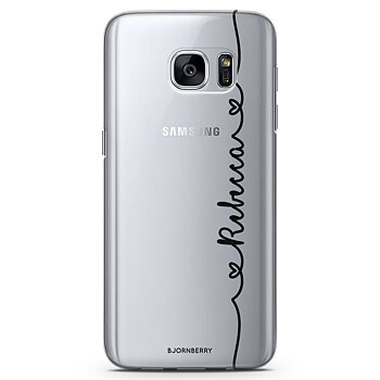 Samsung Galaxy S6 Edge TPU Custom Case - Heart Name
