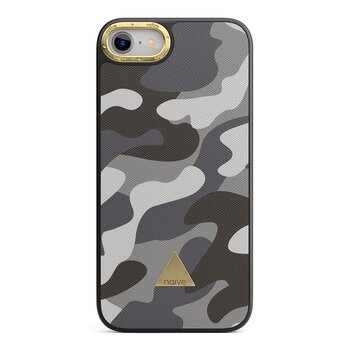Naive iPhone 8/SE (2020/2022) Skal - Grey Camo