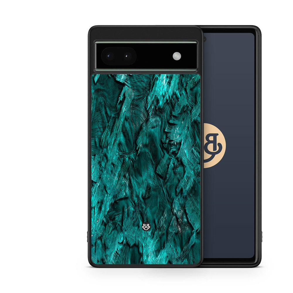 Google Pixel 6a Case - Green Crystal