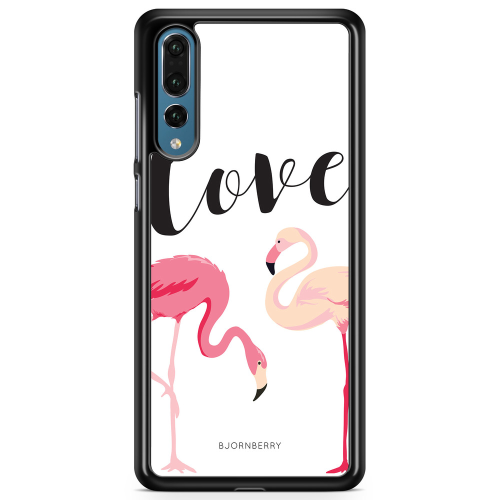Huawei P20 Pro Case - Love Flamingo
