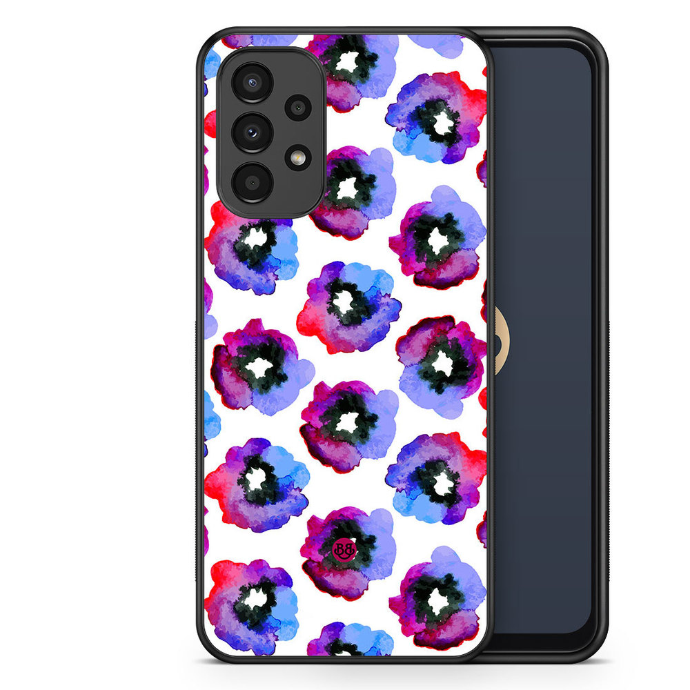 Samsung Galaxy A13 Case - Violet Flowers