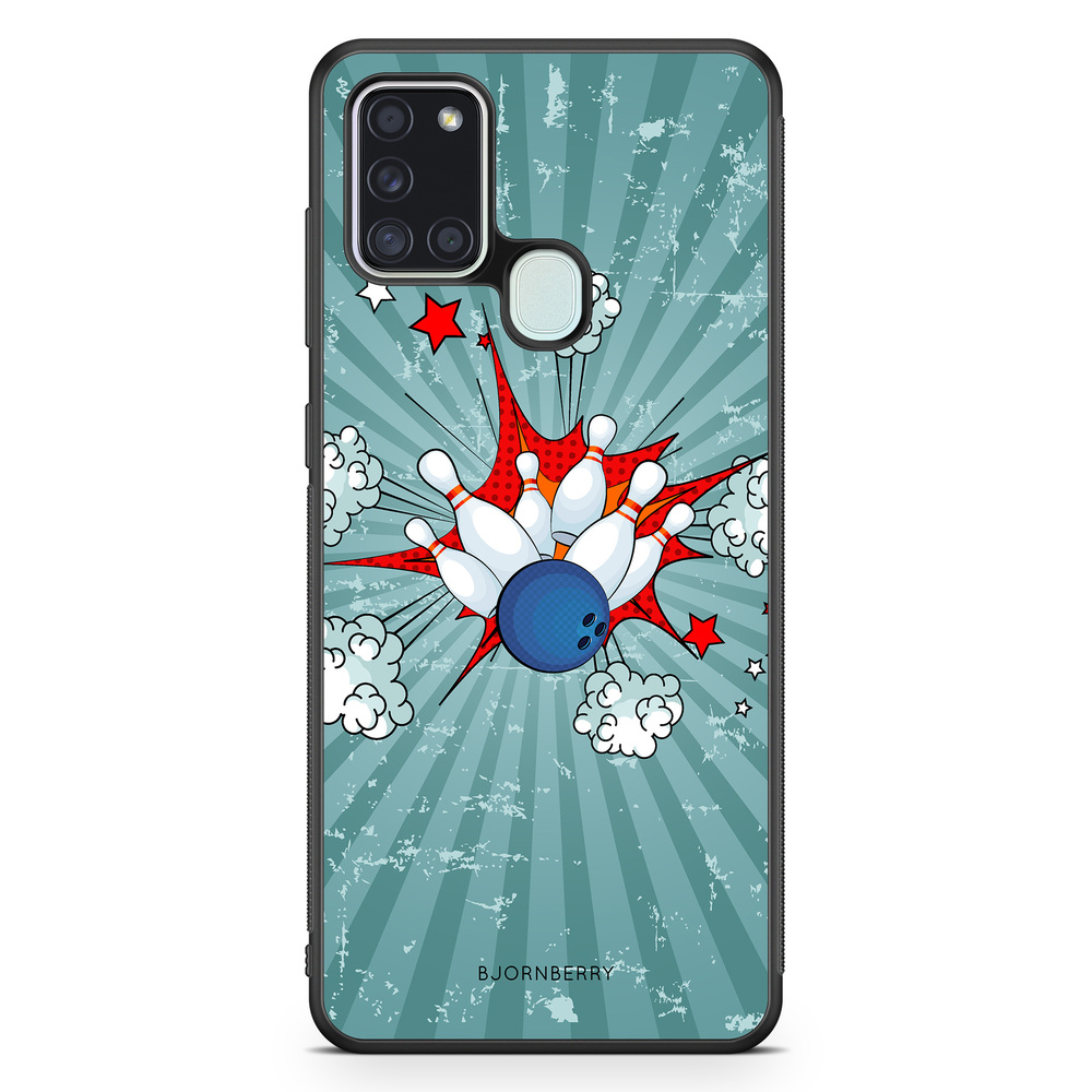 Samsung Galaxy A21s Case - Bowling Strike