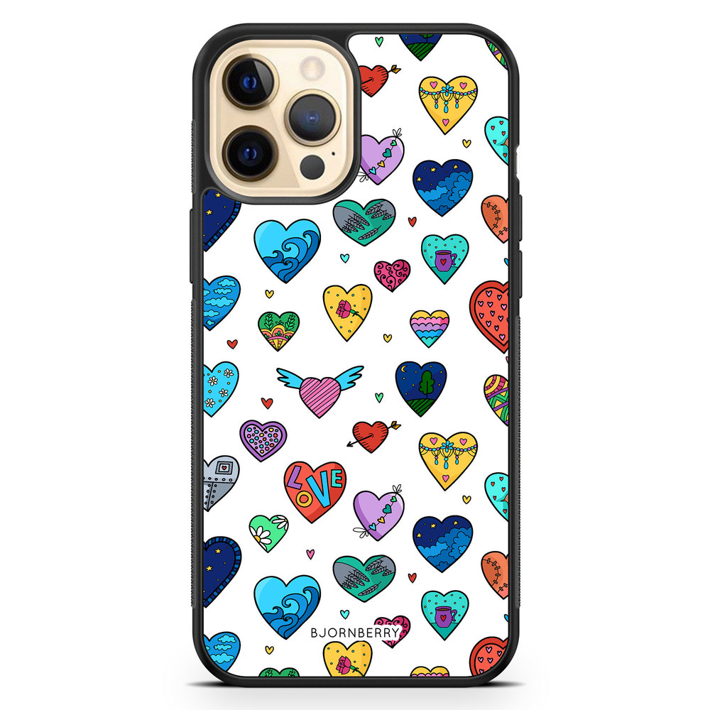iPhone 12 Pro Max Case - Hearts