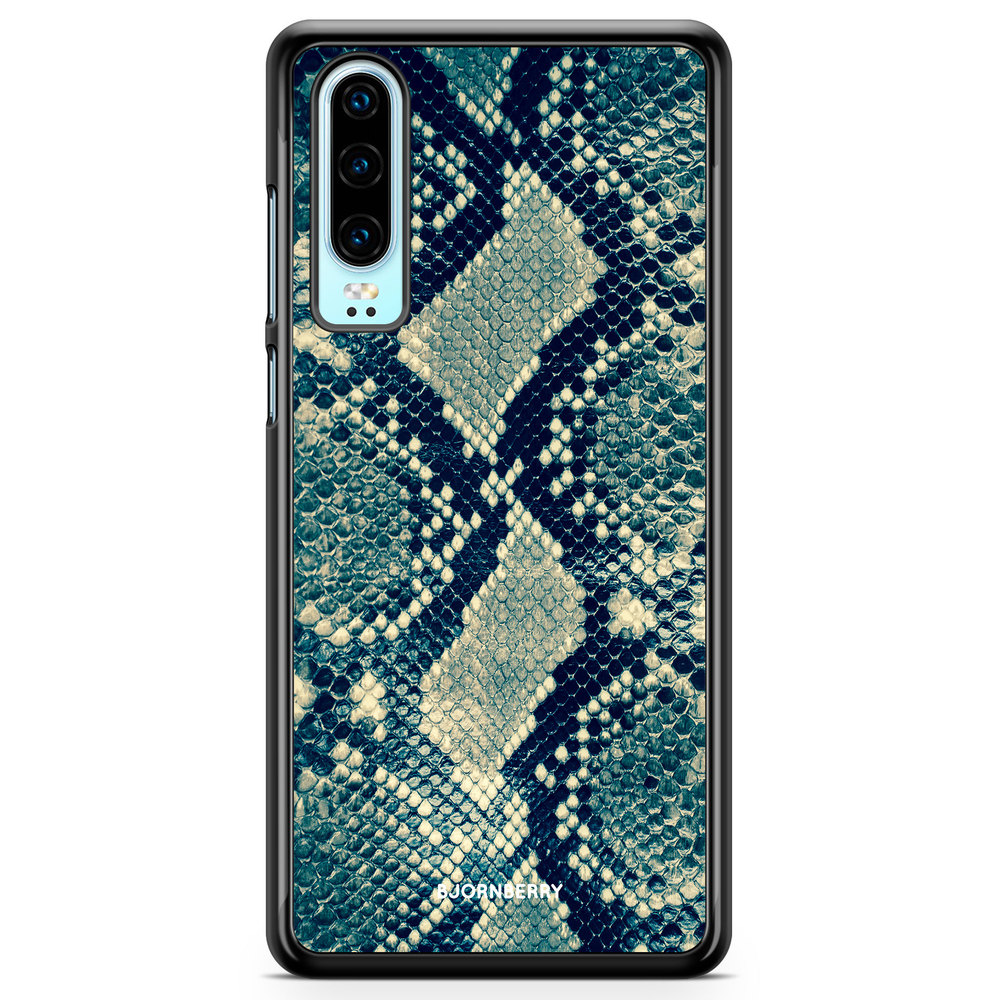 Huawei P30 Case - Blue Snakeskin