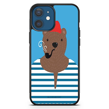 iPhone 12 Mini Case - Hipster Bear