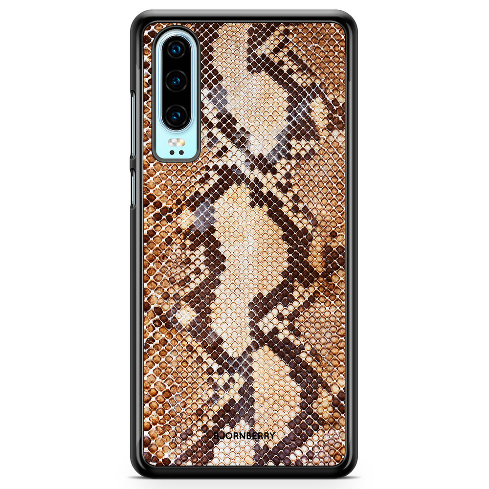 Huawei P30 Case - Snakeskin Brown