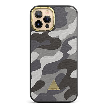 Naive iPhone 12 Pro Case - Grey Camo