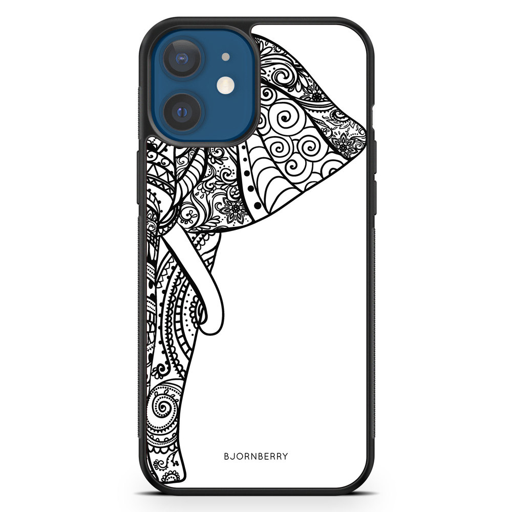 iPhone 12 Mini Case - Mandala Elephant