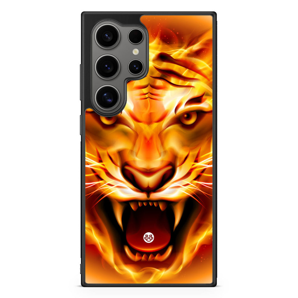 Samsung Galaxy S24 Ultra Case - Flames Tiger