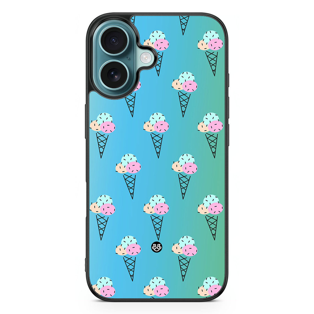 iPhone 16 Case - Ice Cream Pattern