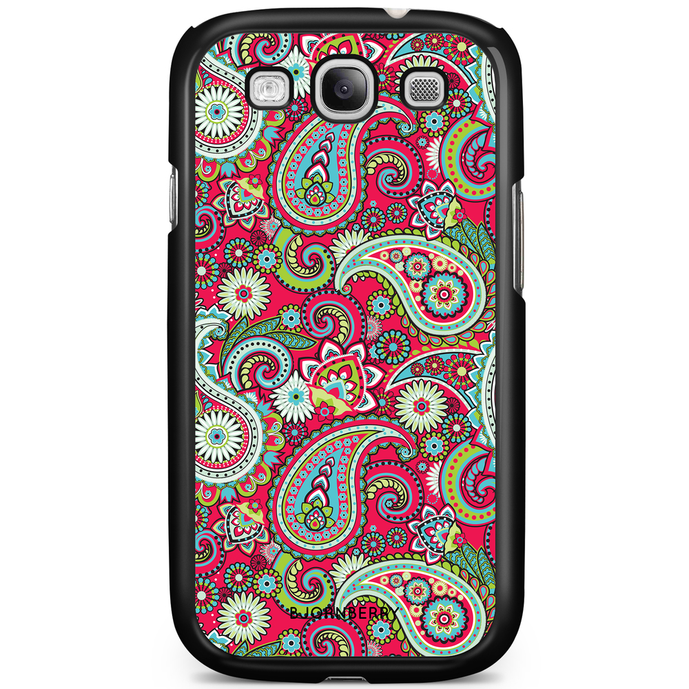 Samsung Galaxy S3 Mini Case - Red Paisley