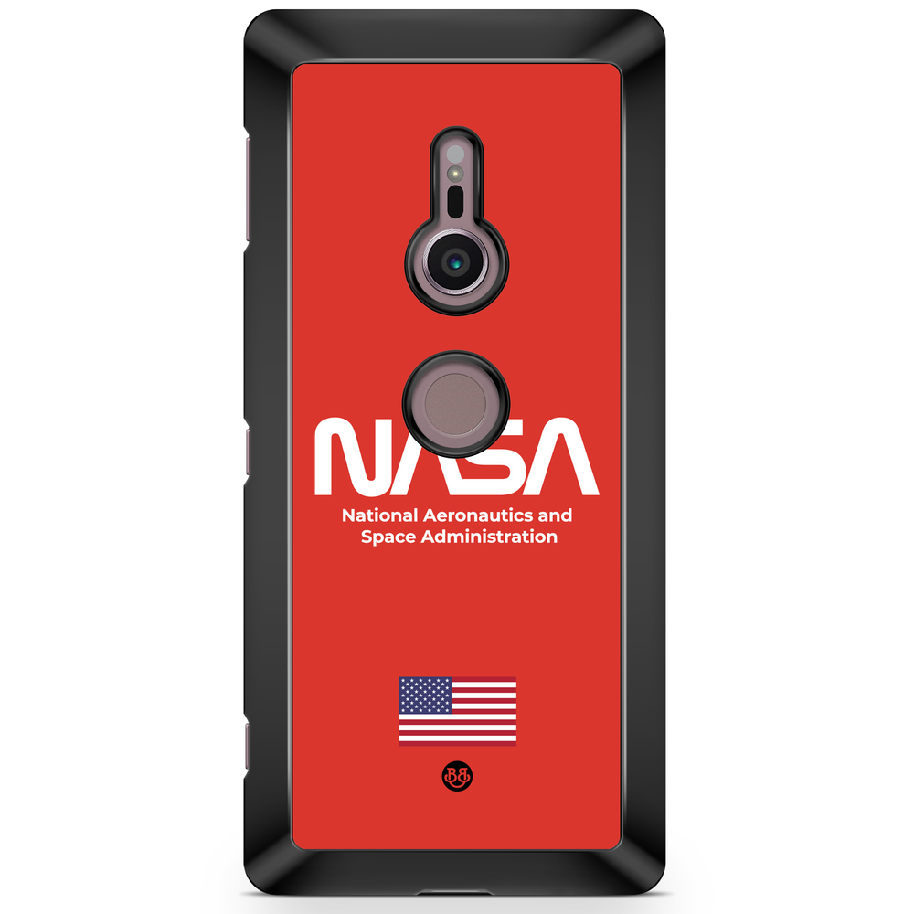 Sony Xperia XZ2 Case  - NASA Worm Red