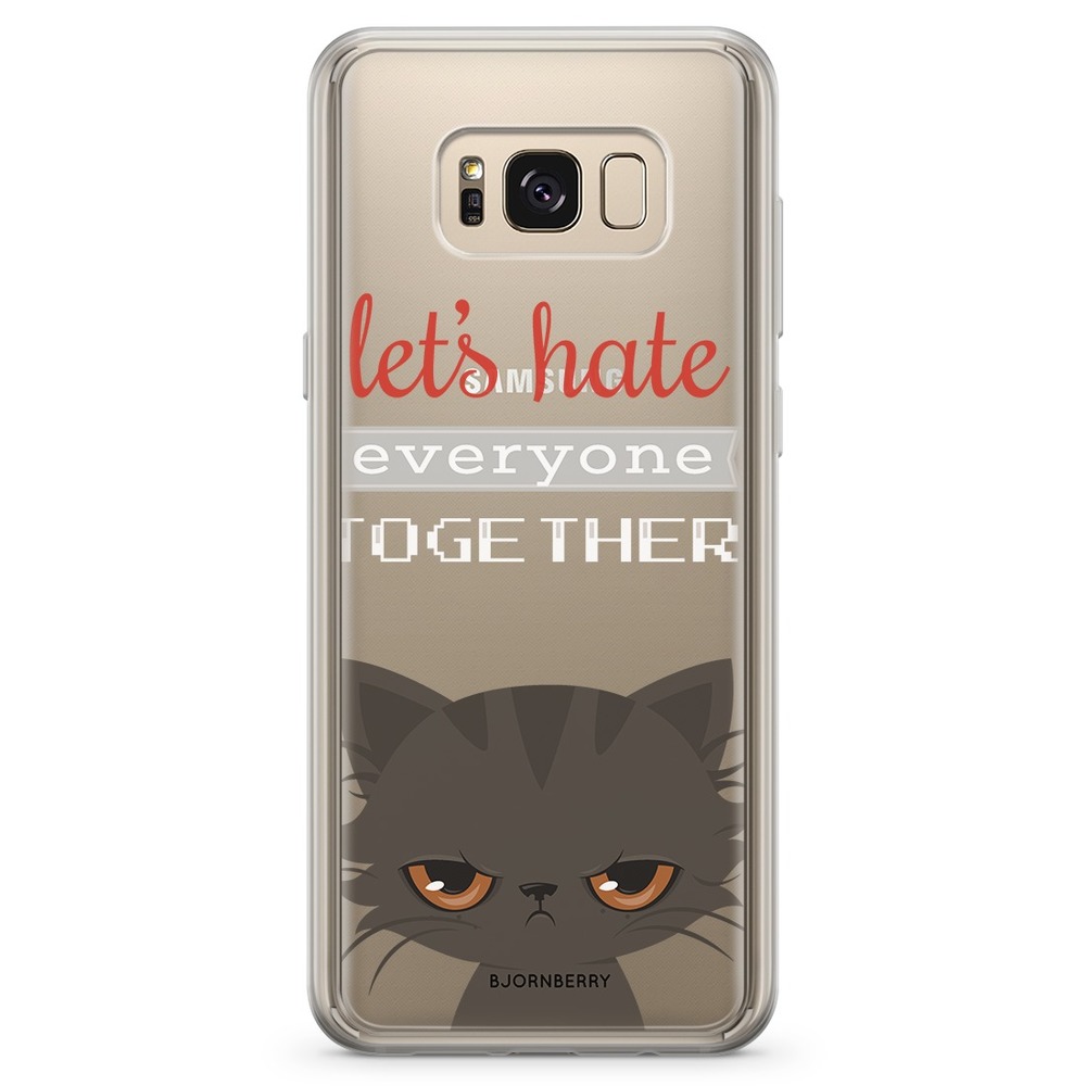Samsung Galaxy S8 Plus Fashion Case - Angry Cat