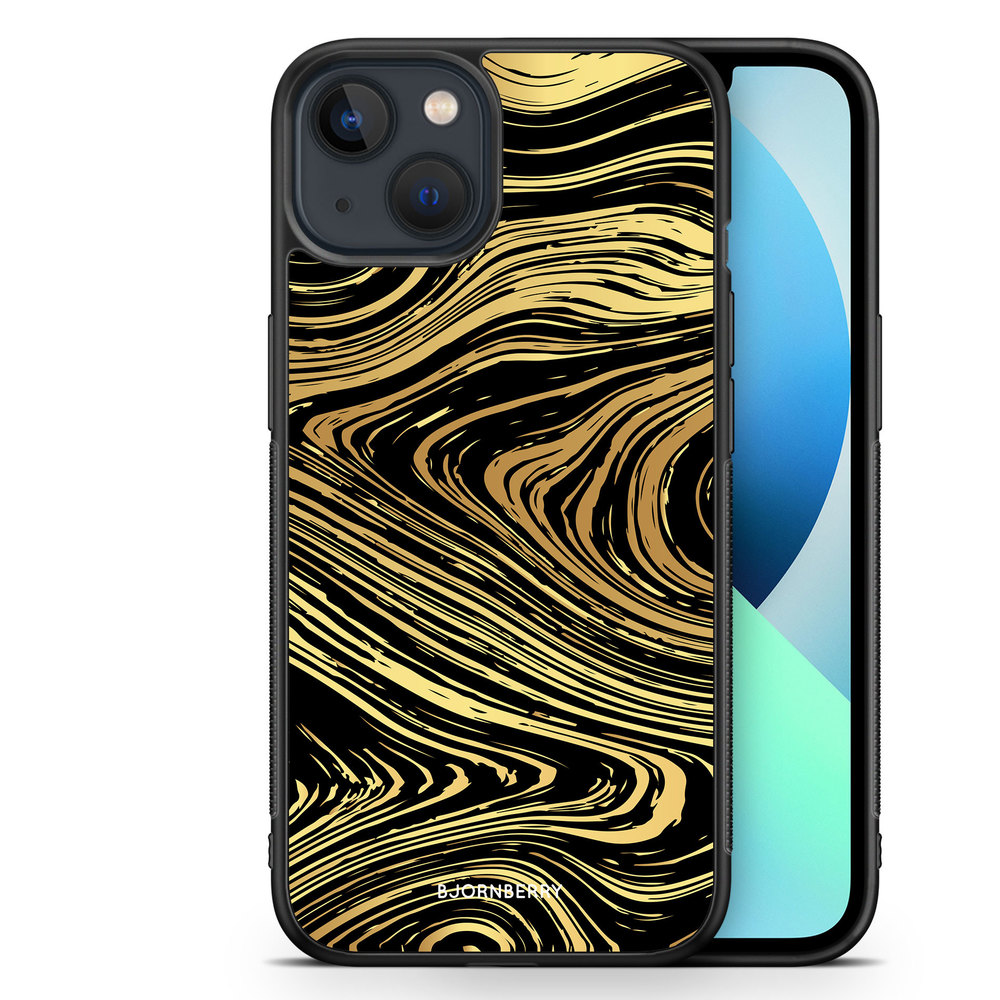iPhone 13 Mini Case - Gold Marble