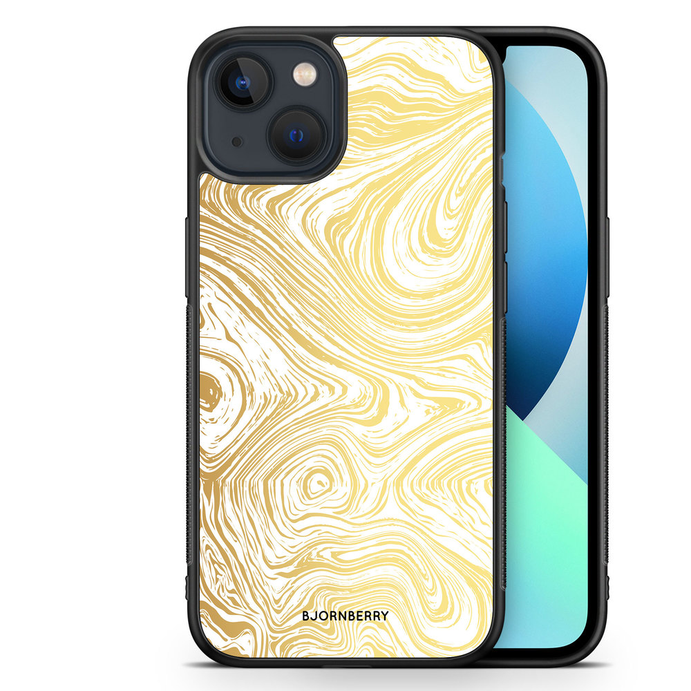 iPhone 13 Mini Case - Gold Marble