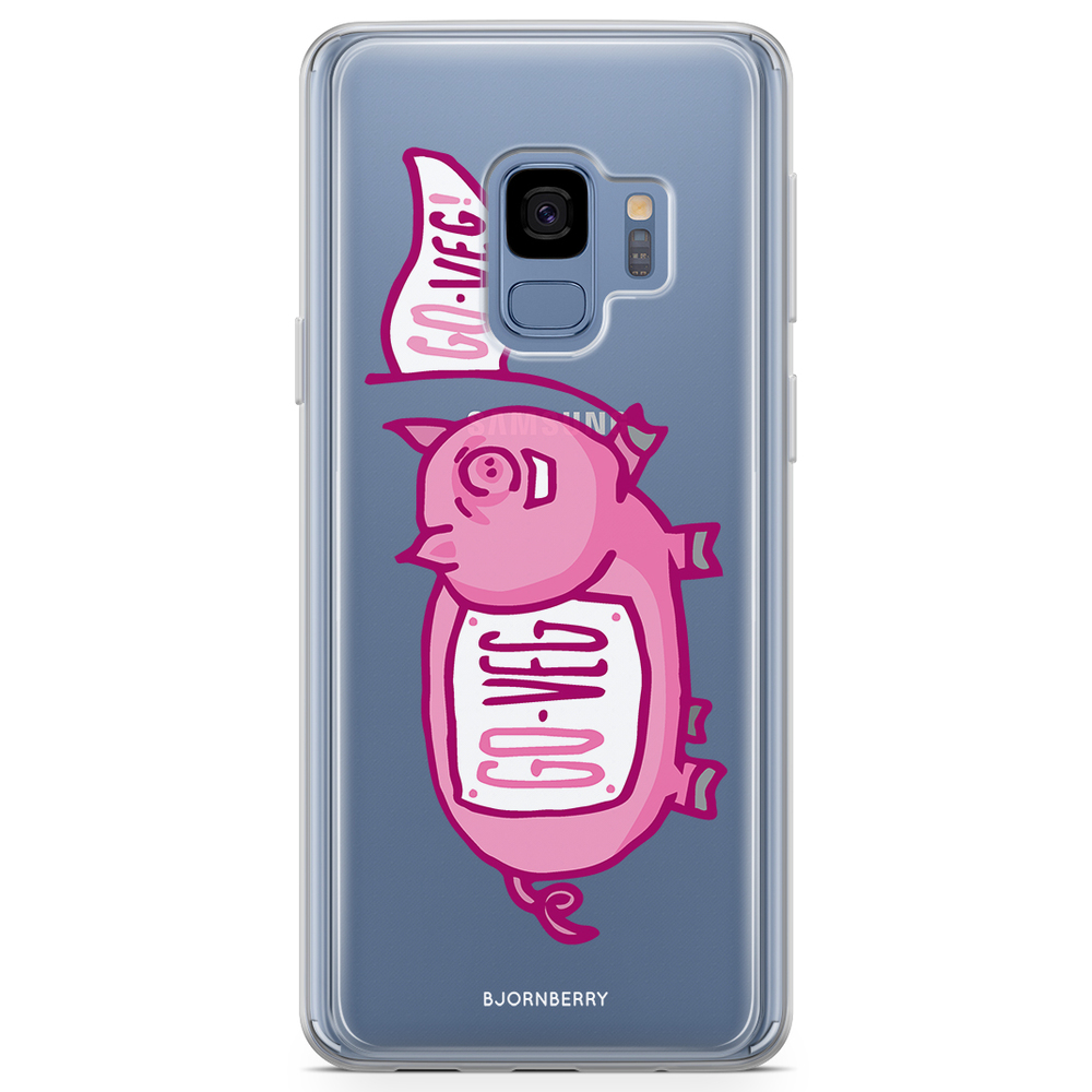 Samsung Galaxy S9 Fashion Case - Pink Pig