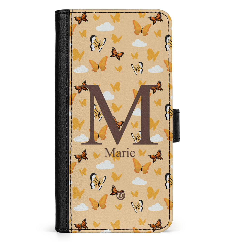 Google Pixel 9 Pro XL Custom Wallet Case - AWAKEN - Orange Butterfly