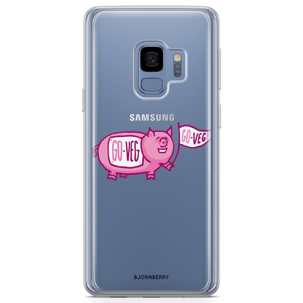Samsung Galaxy S9 Fashion Case - Pink Pig