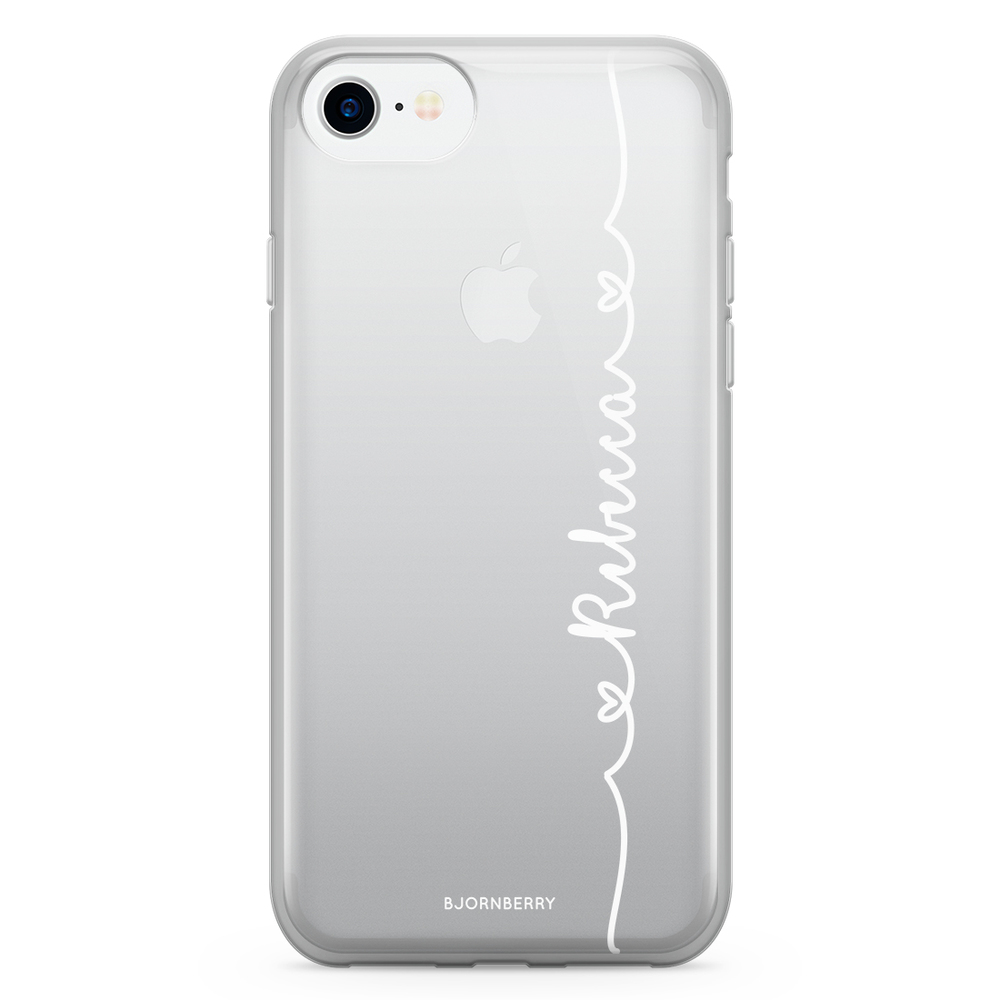 iPhone 6/6s Case Fashion Custom - Heart Name White