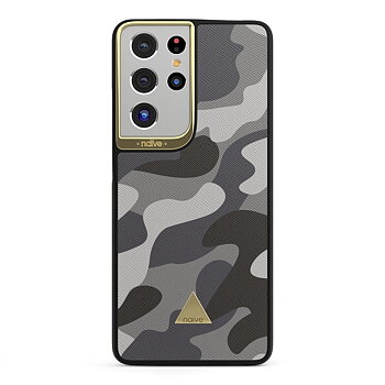 Naive Samsung Galaxy S21 Ultra Skal - Grey Camo