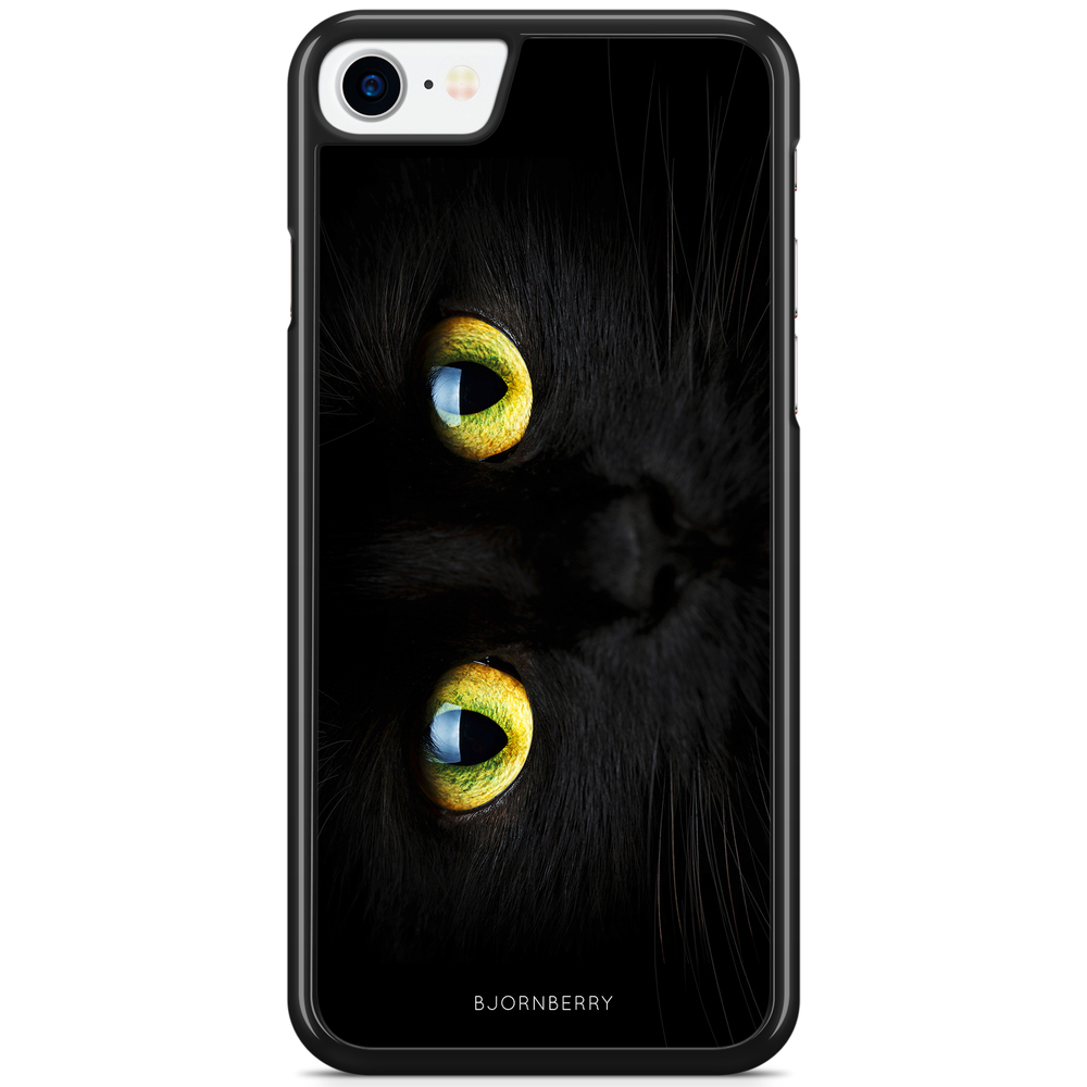 iPhone 8 / iPhone SE (2022/2020) Case - Black Cat Close Up