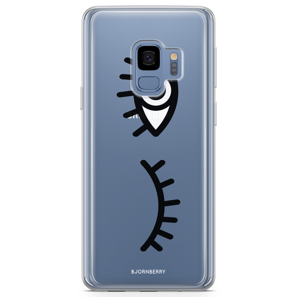 Samsung Galaxy S9 Fashion Case - Black Eyes