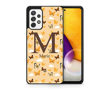 Samsung Galaxy A52/A52s 5G Custom Case - AWAKEN - Orange Butterfly
