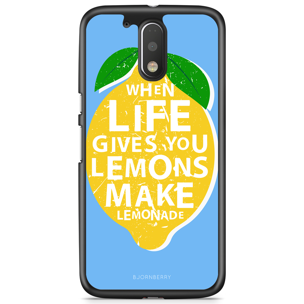 Moto G4/G4 Plus Case - Lemon Quote