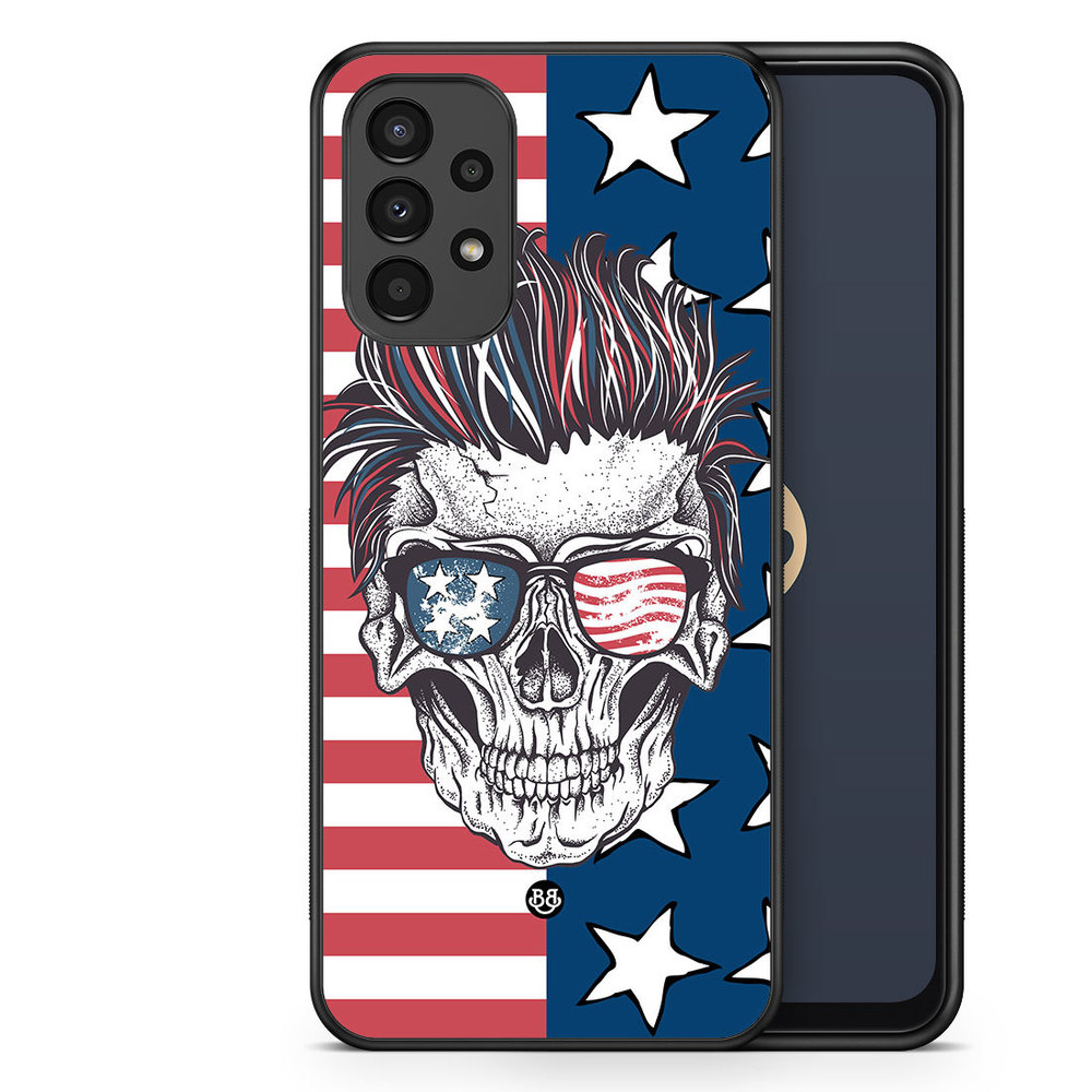 Samsung Galaxy A13 Case - USA Skull