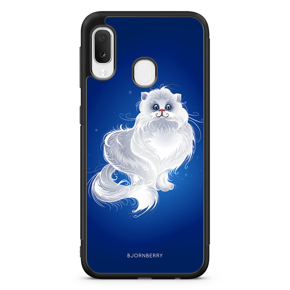 Samsung Galaxy A20e Case - White Cat