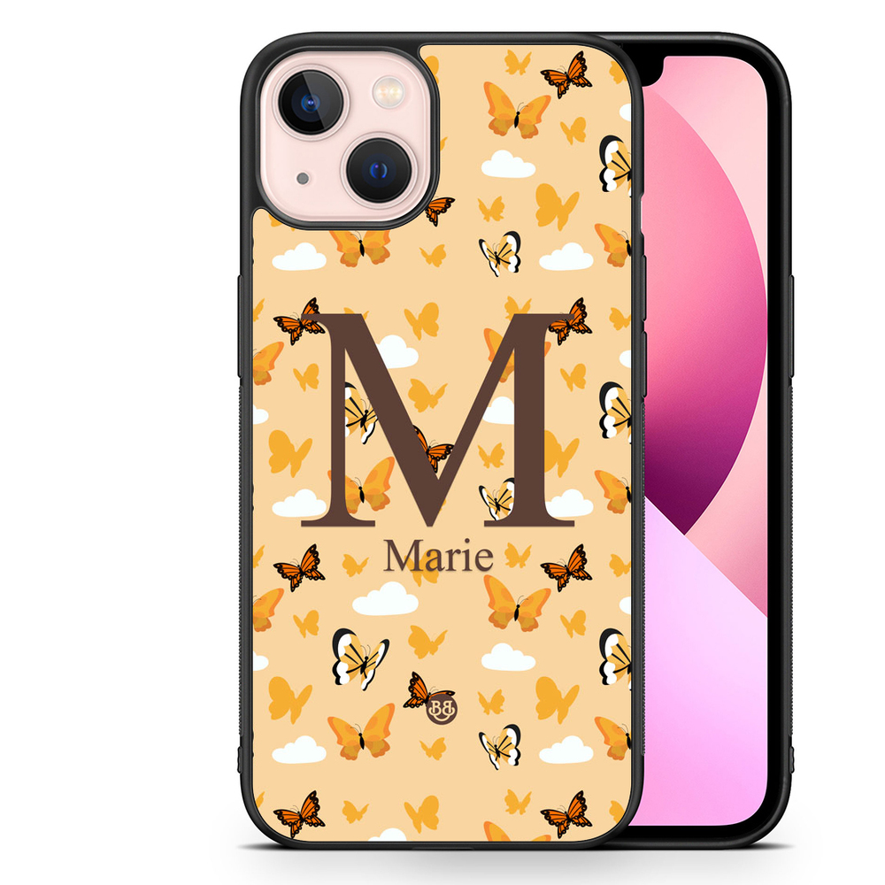 iPhone 13 Custom Case - AWAKEN - Orange Butterfly