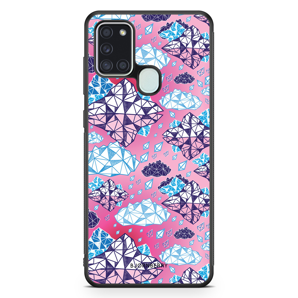 Samsung Galaxy A21s Case - Geometric Clouds