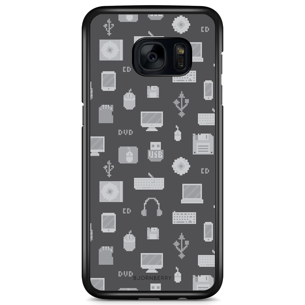 Samsung Galaxy S7 Case - Pixel Art Computer