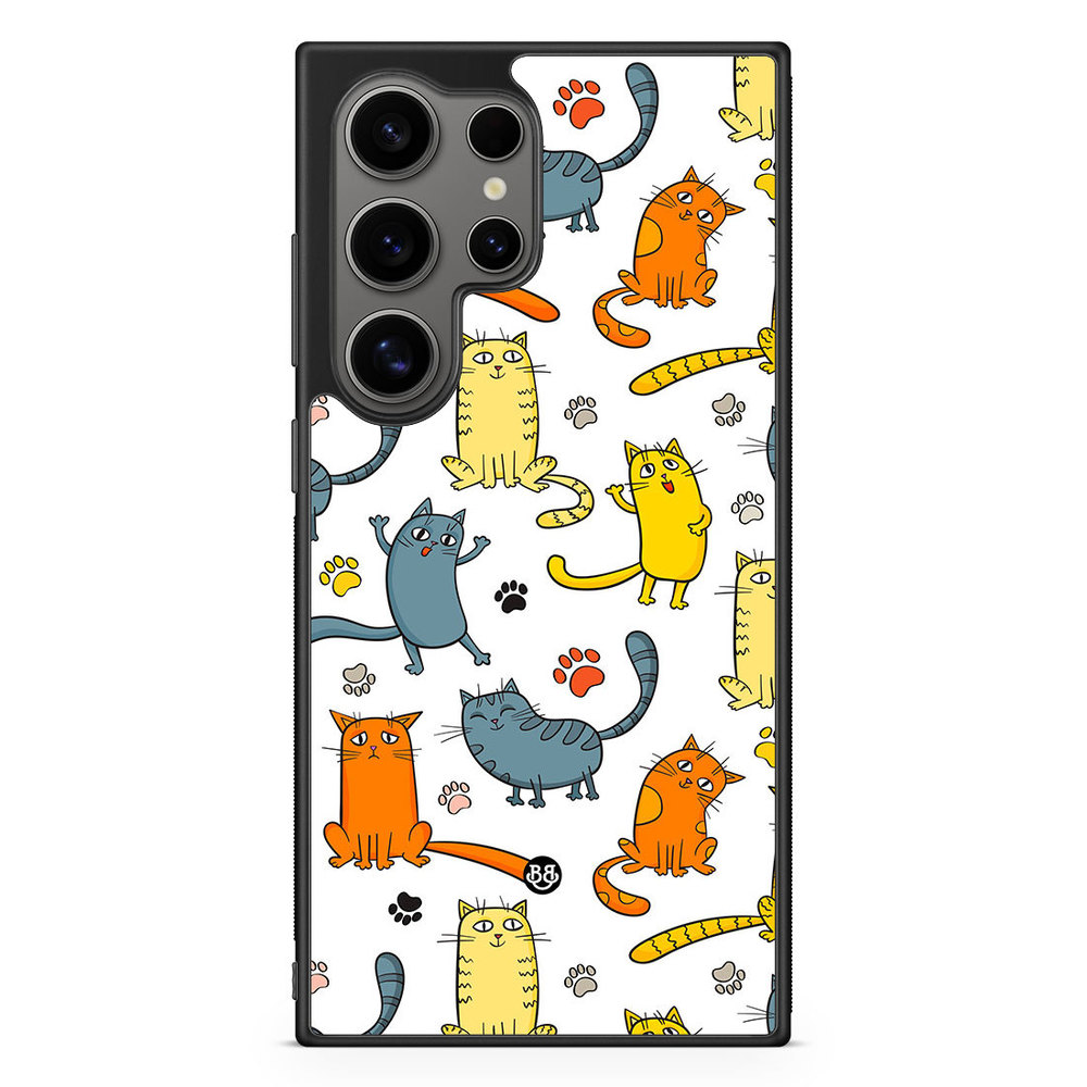 Samsung Galaxy S24 Ultra Case - Cat Pattern