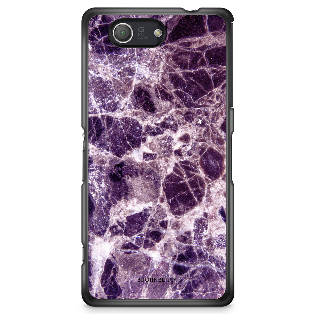 Sony Xperia Z3 Compact Case - Purple Marble