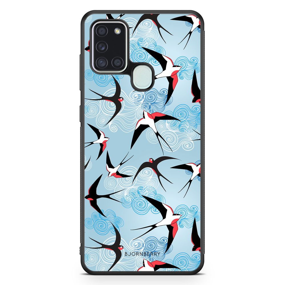 Samsung Galaxy A21s Case - Swallows
