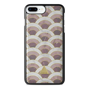 Naive iPhone 7 Plus Skal - Pink Marble Wave