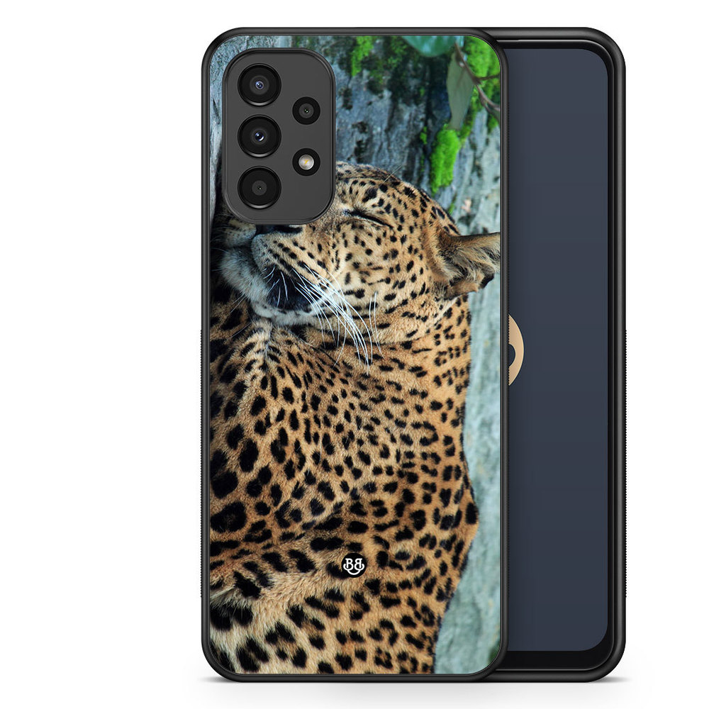 Samsung Galaxy A13 Case - Sleeping Leopard