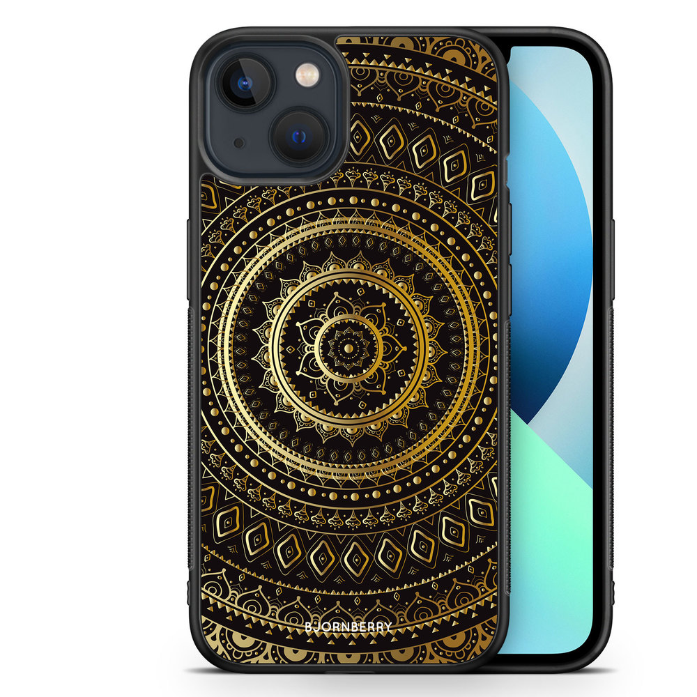 iPhone 13 Mini Case - Gold Mandala