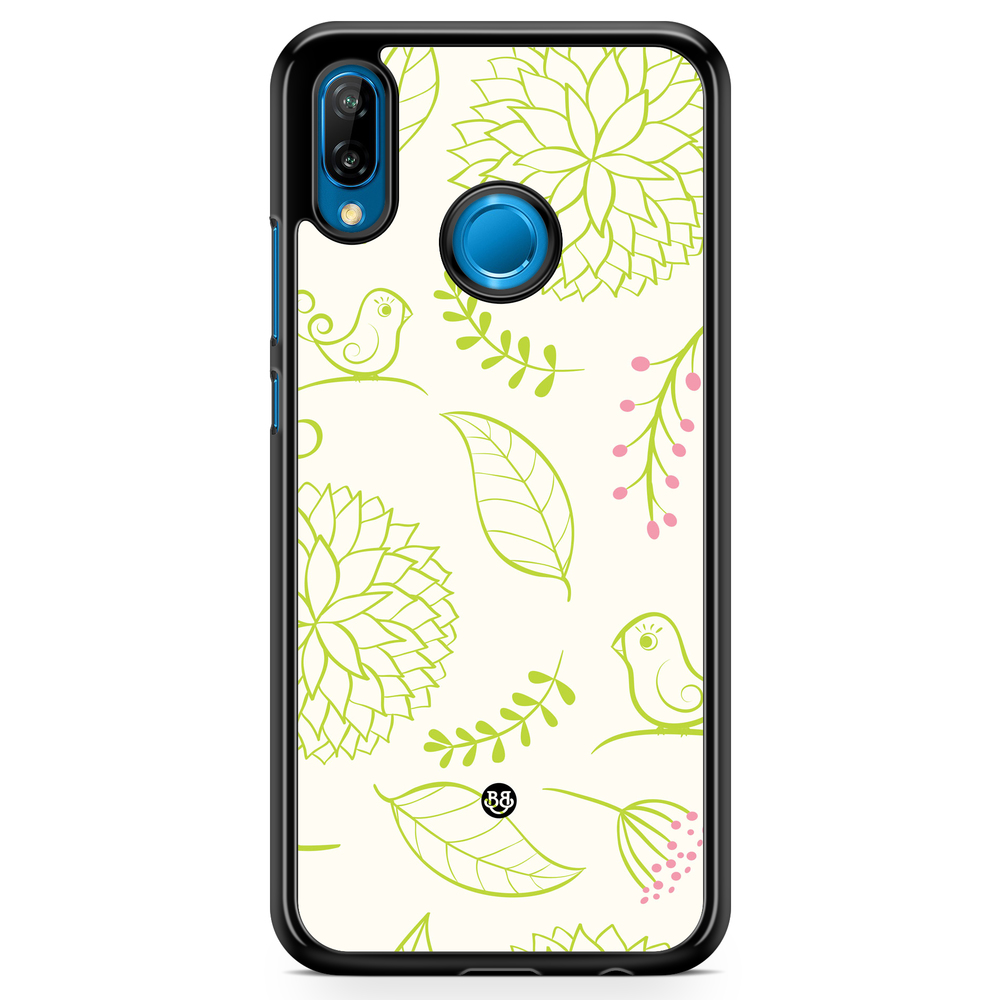 Huawei P20 Lite Case - Green Floral
