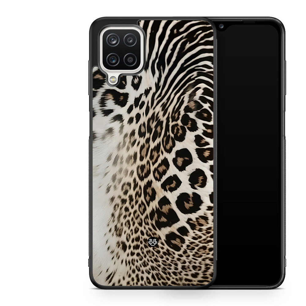 Samsung Galaxy A12 Case - WILD BLOOM - Leopard Fade
