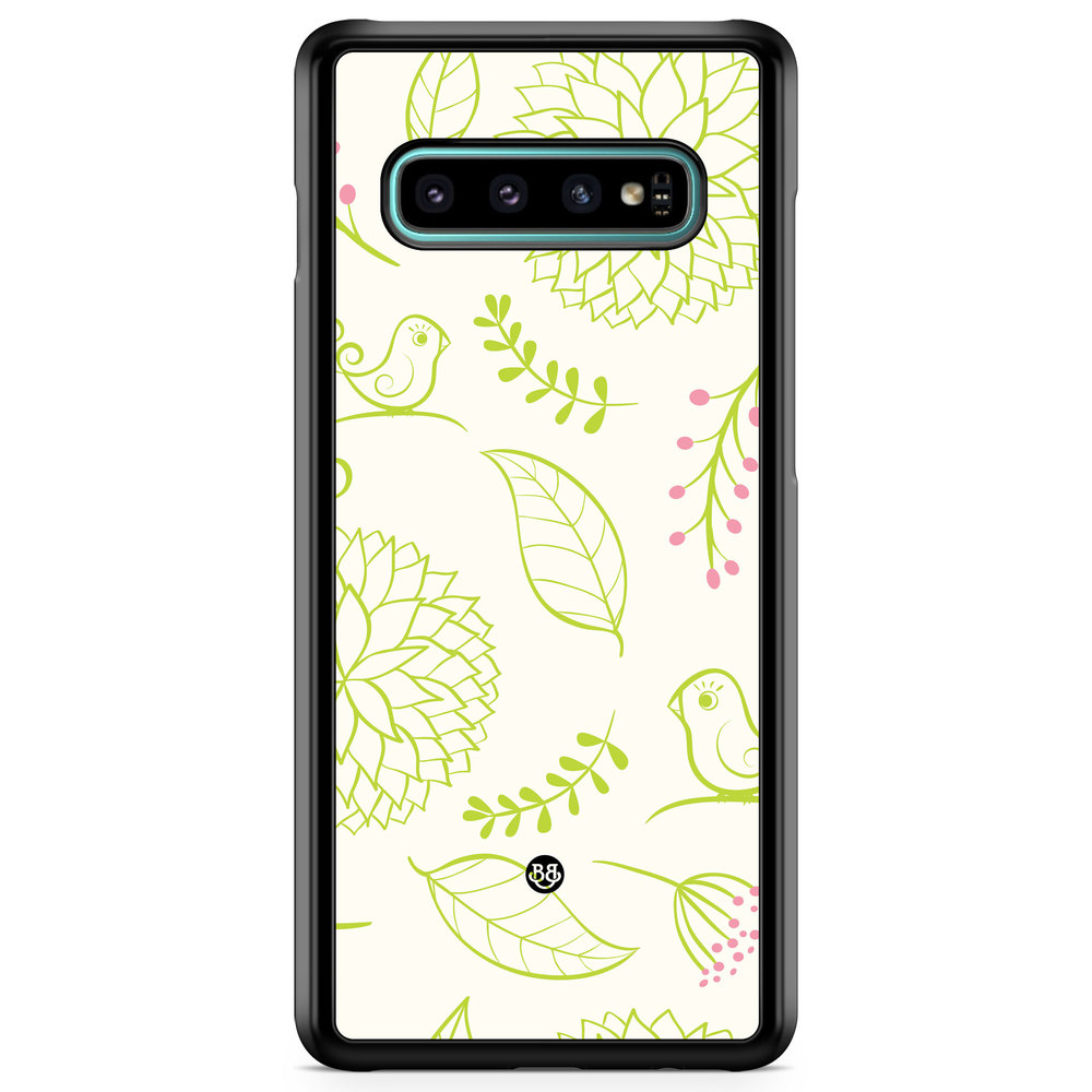 Samsung Galaxy S10 Case - Green Floral