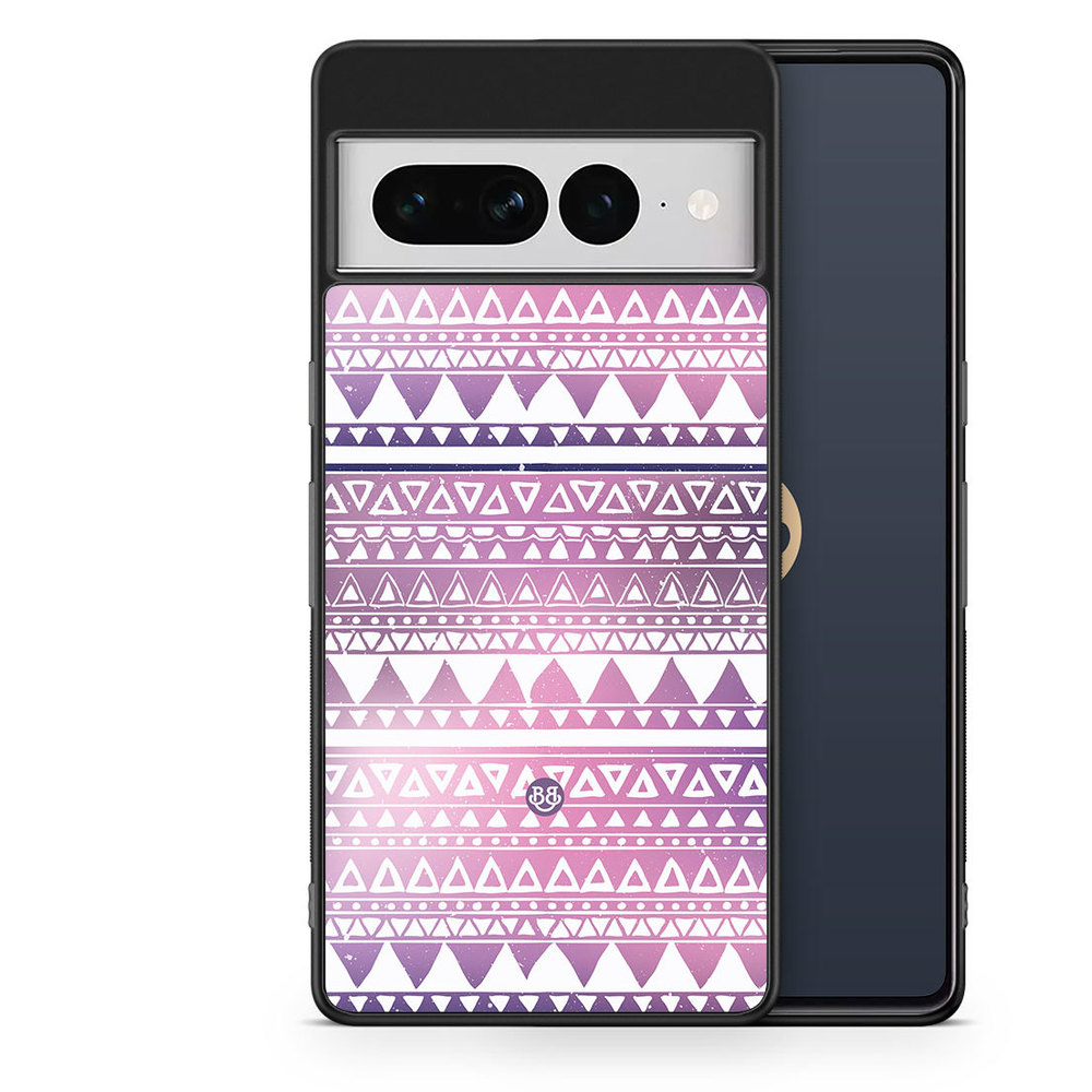 Google Pixel 7 Pro Case - Purple Aztec