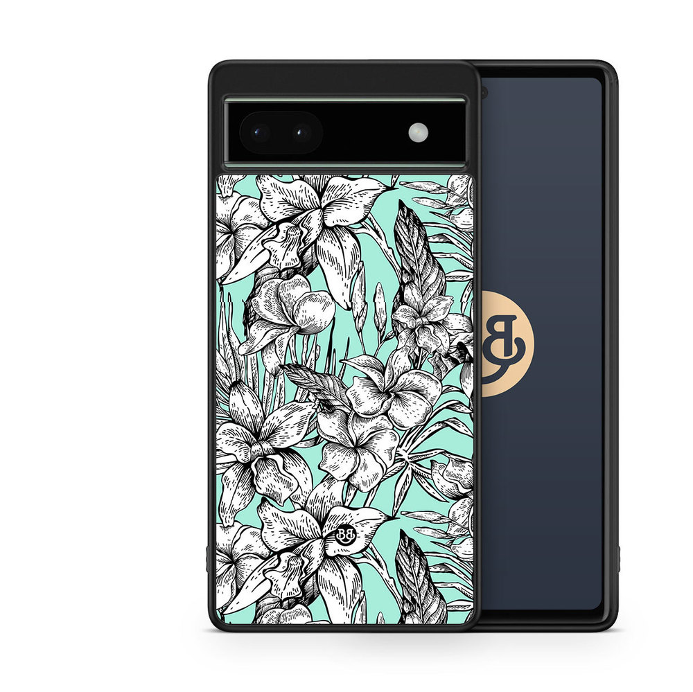 Google Pixel 6a Case - Vintage Floral
