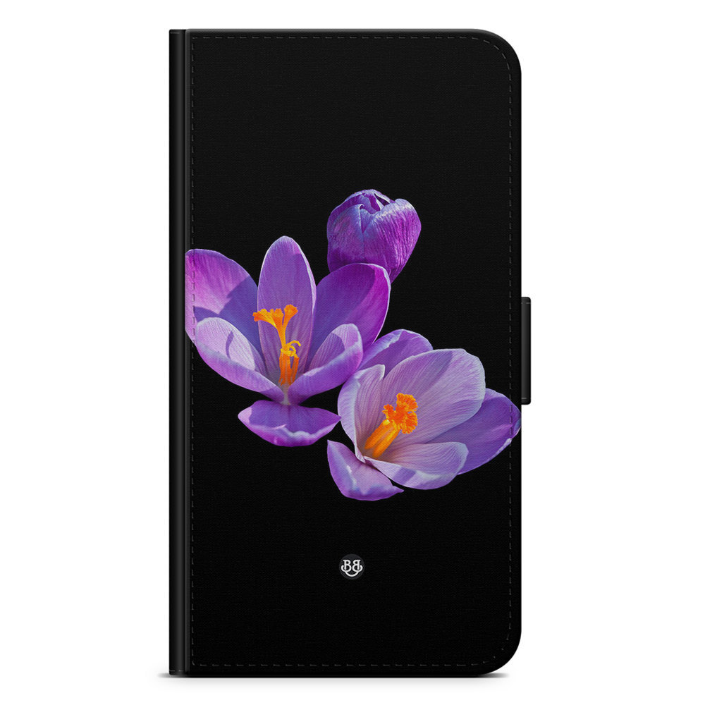 OnePlus 10T Wallet Case - Purple Flowers