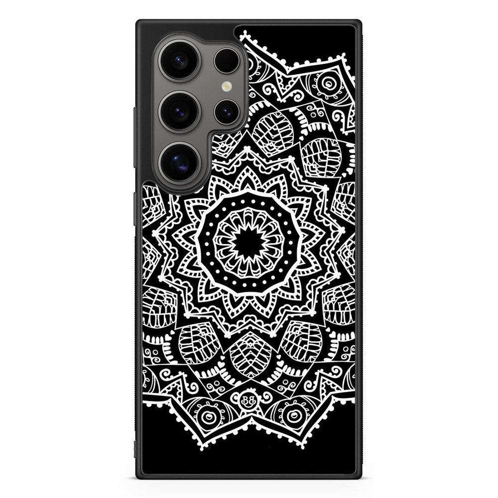 Samsung Galaxy S24 Ultra Case - White Mandala