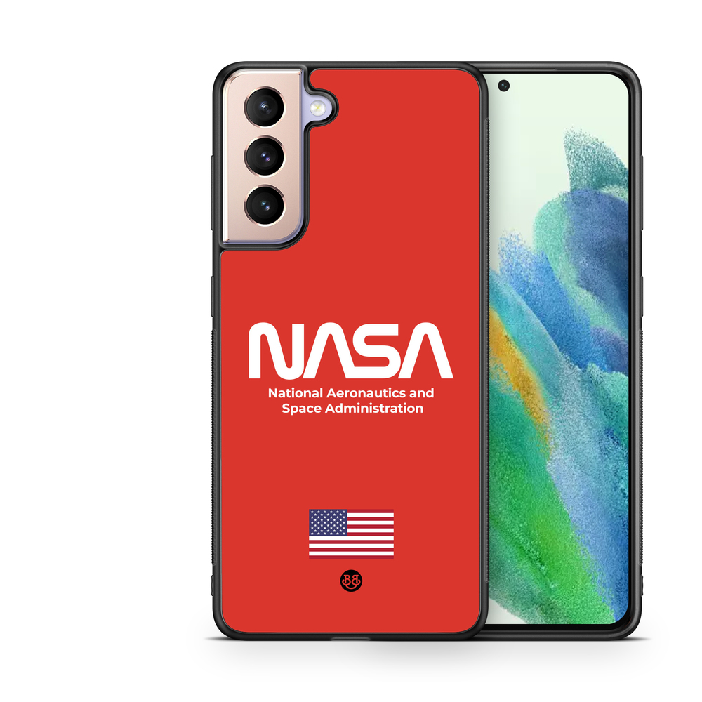 Samsung Galaxy S21 FE 5G Case - NASA Worm Red