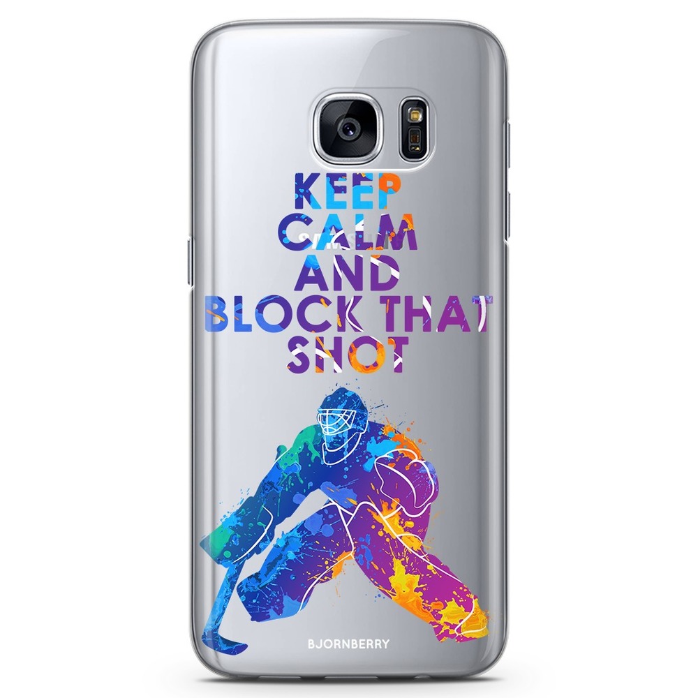 Samsung Galaxy S7 Genomskinligt Skal - Block That Shot | Mobilskal & Mobilfodral BJORNBERRY
