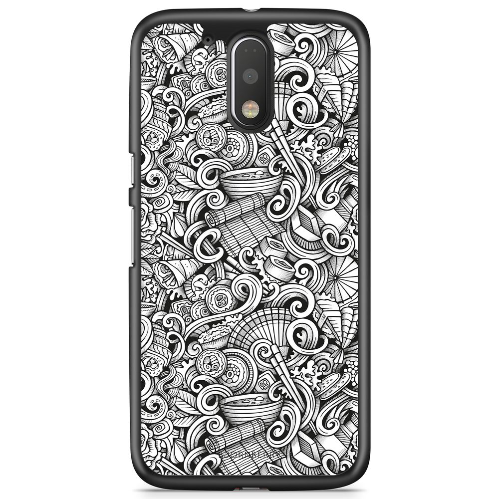 Moto G4/G4 Plus Case - Japanese Pattern